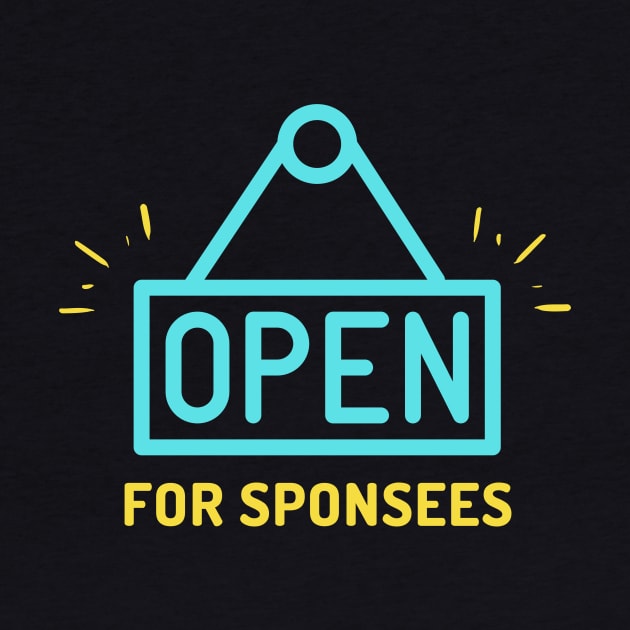 Open For Sponsees Alcoholic Recovery by RecoveryTees